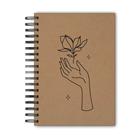 Caderno de desenho sketchbook 240g 17x24cm