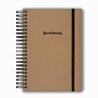 Caderno de desenho sketchbook 240g a5 (15x21cm)