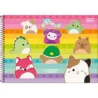 Caderno de desenho Tilibra squishmallows 275x200mm 80 folhas