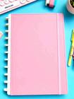 Caderno de Disco 10 Matérias Infinito Sistema Inteligente Coleção Clássico Color - Delicado Rosa