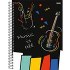 Caderno de Música Escolar Partitura 80 Folhas São Domingos