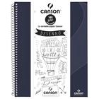 Caderno Desenho Canson A4 Expressão e Arte 40 Folhas Azul