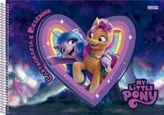 Caderno Desenho Cartografia 60 Folhas My Little Pony