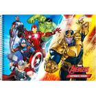 Caderno Desenho Cartografia 80 Folhas Tilibra Avengers