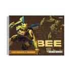 Caderno Desenho Cartografia Esp 60fls Transformers Bee SD