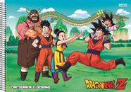 Caderno de Desenho Dragon Ball Dupla - 60 Folhas - São Domingos - Casa Joka