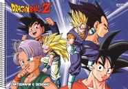 Caderno Desenho Univ Capa Dura Dragon Ball 60f C/ades