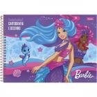Caderno desenho milimetrado 80 fls Barbie Dream Foroni