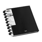 Caderno Disco Black BRW 80 Folhas - Preto