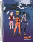 Caderno Escolar Espiral Universitário Anime Naruto Capa Dura 1 Matéria 80 Folhas - São Domingos