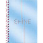 Caderno espiral 1/4 capa dura 80 folhas Shine Foroni