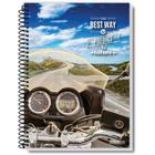 Caderno Espiral 1/4 Capa Dura ROX Masculino 48FLS.