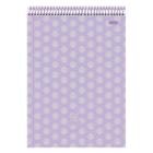 Caderno espiral 80 folhas lavender espiral superior cd - SD São Domingos