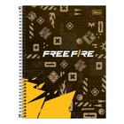 Caderno Espiral Capa Dura 1 Matéria Free Fire - Tilibra