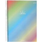 Caderno Espiral Capa Dura 10 Mat Gradient 160 fls - Jandaia