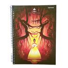 Kit 2un Caderno Naruto Uzumaki Espiral 1m 80fls Capa Dura