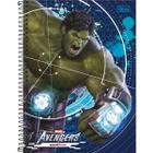 Caderno Espiral Capa Dura Avengers Game 80 Folhas Tilibra