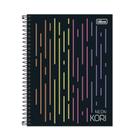 Caderno Espiral Capa Dura Colegial 1 Matéria Neon Kori 80F Tilibra