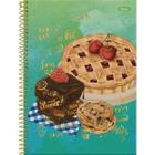 Caderno Espiral Capa Dura Cupcake 80 Folhas Foroni