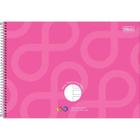 Caderno Espiral Capa Dura Meia Pauta Ampliada Tilibra Neuro 40 Folhas