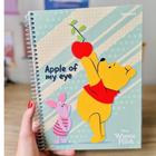 Caderno Espiral Capa Dura Pequeno Pooh 80 Folhas Starschool