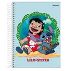 Caderno Espiral Capa Dura Stitch 80 Folhas Starschool 