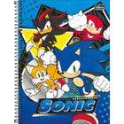 Caderno Espiral Capa Dura Univ 1M Sonic 80 Folhas TILIBRA