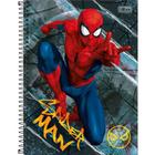 Caderno Espiral Capa Dura Universitário 10 Matérias Spider-Man 160 Folhas