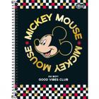 Caderno Espiral Capa Dura UNIVERSITARIO MICKEY 10 Matérias 160 Folhas - Tilibra