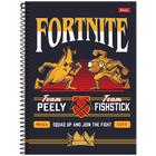 Caderno Espiral Fortnite Peely X Fishstick - 160 Folhas - Foroni