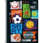 Caderno Espiral Grande Universitário D+ 16 Matérias Masculino 320 Folhas Capa Dura Tilibra