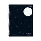 Caderno Espiral Grande Universitário Lunix Quadriculado 7x7 Capa Dura 80 Folhas Tilibra