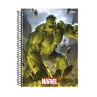 Caderno Espiral Marvel Universitário 10 Matérias Capa Heróis Material Escolar