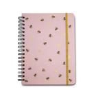 Caderno espiral melissa pautado 17x24 colmeia cicero