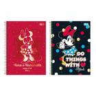 Caderno Espiral Minnie Mouse 10Mat 160 Folhas - Tilibra - SD