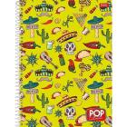 Caderno Espiral Pop Collection Mexico 96fls - Foroni