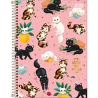 Caderno Espiral Purrfect Cats Be Kitten Me - 80 Folhas - Tilibra