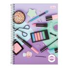 Caderno Espiral Tilibra Universitário Capa Dura Pepper Feminino 20 Matérias 320 Folhas - Embalagem com 2 Unidades