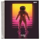 Caderno espiral univ cd 12x1 192fls flow fsc jandaia 68753 88