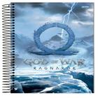 Caderno espiral univ cd 1x1 80fls god of war fsc jandaia 72976 24