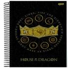 Caderno Espiral Univ Cd 1X1 80Flsgot House Of The Dragon Fsc