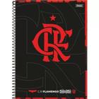 Caderno Espiral Universitário Flamengo 1 Matéria 80 Folhas FORONI