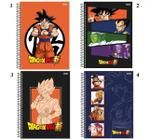 Caderno Brochura Univ CD 80fls Goku Dragon Ball São Domingos - Welban