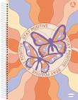 Caderno Espiral Universitário Kbom Feminino 1 Matéria Capa Dura 96 Folhas Animativa