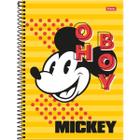 Caderno Espiral Universitário Mickey Vintage 80 Folhas Foroni