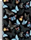 Caderno Espiral Universitário Papilio Borboletas 1 Matéria 80 Folhas Capa Dura Animativa