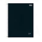 Caderno Espiral Universitário Tilibra 1 Matéria 80 folhas Zip Preto