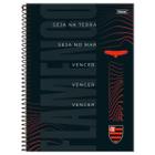 Caderno Flamengo Clube Regatas 1 Matéria Espiral 80 F