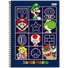 Caderno Foroni universitário Mario Bros 200x275mm 80 folhas