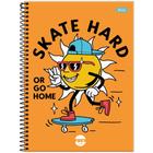 Caderno Fuzy Skate Hard - 80 Folhas - Foroni